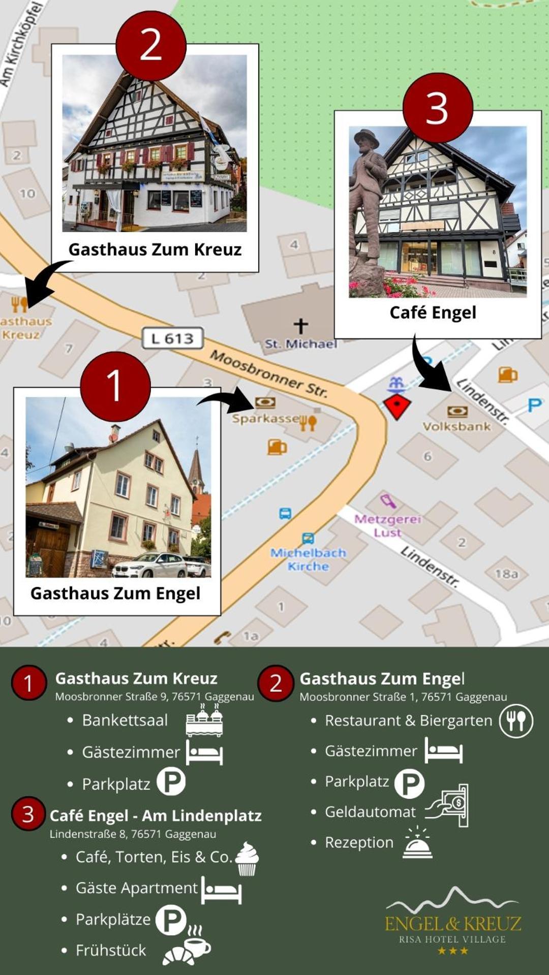 Landhotel Engel & Kreuz Gaggenau Exterior foto